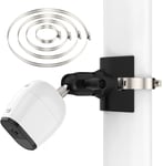 Support De Mât Universel Pour Caméra De Surveillance Arlo Pro 4 Arlo Pro 3 Arlo Pro 2 Eufycam 2C/2C Pro/3/3C Eufycam 1 Et 2 Eufycam E Arlo Ultra Arlo Ultra 2 Noir[SMA072774]