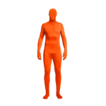 Helkroppsdräkt Unisex Spandex Stretch Vuxen Kostym Zentai Försvinnande Man Kroppsdräkt Orange 170CM