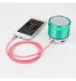 Cable Jack/Jack Metal pour "ASUS ROG Phone 5s" Smartphone Voiture Musique Audio Double Jack Male 3.5 mm Universel - ROSE