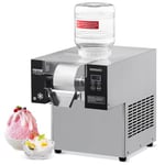 VEVOR Machine à Glace Râpée de Neige Commerciale, Machine à Râper la Glace 80 kg/24H, en Inox, Système de Refroidissement par Air, Dissipation Thermique Rapide, pour Dessert Boulangerie Café