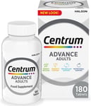 Centrum Advance Multivitamin Tablets for Men and Women, 180 Tablets, Vitamins wi