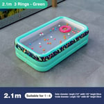 Grande piscine gonflable pliable de 2m,Livraison,pour la famille,jeux d'eau d'été,jouets aquatiques,cadeaux pour enfants - Type 210 CM