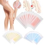 10Pcs Hair Removal Leg Body Face Wax Papers Depilatory Wax Strips(Pink) AUS