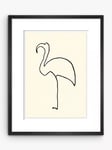 John Lewis Pablo Picasso Le Flamand Rose 'Flamingo' Framed Print & Mount, 47 x 37cm, White