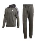 Adidas Mts Co Energize Tracksuit - Legend Earth/Black/Legend Earth, Large/Large