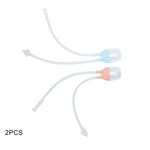 2pcs Infant Nasal Aspirator Baby Snot Cleaning Nasal Sucker Nose Care Tools♡