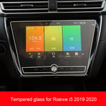 Wcnsxs Tempered glass protective film Anti-scratch Film,For Roewe i5 Ei5 2019-2020,Car GPS navigation film LCD screen