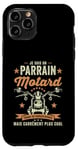 Coque pour iPhone 11 Pro Motard Parrain Moto Humour idée Cadeau Motorcycle Retraite