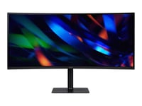 Acer Cz342cur Hbmiphuzx - Cz2 Series - Led-Skärm - Böjd - 34" - 3440 X 1440 Uwqhd @ 100 Hz - Va - 300 Cd/M² - 3000:1 - Hdr10 - 1 Ms - Hdmi, Displayport, Usb-C - Högtalare - Svart