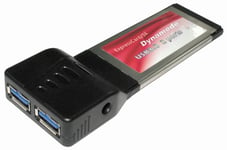 Dynamode 2 Port USB 3.0 Adaptor Express Card (34mm)