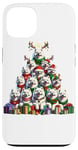 Coque pour iPhone 13 Christmas Tree Samoyed Dog Sammies