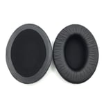 Earpads Coussinets de Rechange Coussinets d'oreille Oreillette de Remplacement Coussins en Mousse pour Casque Sennheiser HD280 PRO HD280PRO Accessoires Cache-oreilles en cuir froissé, noir