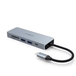 SUTOUG Station d'accueil, concentrateur USB C 10 en 1 avec HDMI 4K, Port de Transfert de données USB-C, 2 Ports USB 3.0 Type-A, 2 USB 2.0 Type-A, Lecteur de Carte SD/TF, Prise Jack stéréo 3,5 mm pour