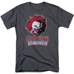 Killer Klowns från yttre rymden grov clown vuxen T-shirt L