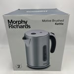 Morphy Richards 1.7L Motive Jug Kettle 102800 Brushed Steel - Brand NEW