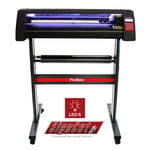 Plotter de Découpe Vinyl 720 avec Guide Laser LED Logiciel Signcut Pro, Guide laser à ¿il optique, Support et Housse de Protection