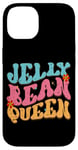 iPhone 14 Jelly Bean Queen Groovy Lettering Vibes Case