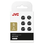 JVC EP-FX2S-B Small Silicone Replacement Earpieces (3 Pairs) for JVC Earbuds - S size - (Black)