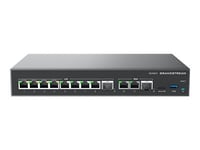 Grandstream Gcc6000 Series Gcc6011 - Switch - L3 - Ikke-Styrt - 10 X 10/100/1000 (Poe) + 2 X 100/1000/2.5G Sfp - Stasjonær, Rackmonterbar - Poe