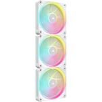 Corsair LX RGB Series  iCUE LINK LX120 RGB White  120mm Fan  Triple Pack