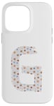 Coque pour iPhone 14 Pro Max Lettre grasse rétro étoiles - G - Design - Alphabet - Marqueur