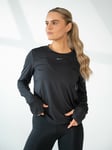 Nike One Classic Dri-Fit Long Sleeve - Dame - Sort - XXL