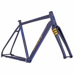 Kinesis Tripster AT Gravel Bike Frameset With Columbus Forks - Midnight Blue / 54cm