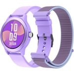 SPC Smartee Duo Vivo – Smartwatch Montre Intelligente de Couleur Violette avec Bracelet Interchangeable, Cadran Rond Haute définition 1. 27”, appels Bluetooth, 8 Jours de Batterie, 100 Sports, IP68