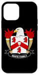 Coque pour iPhone 12 mini Armoiries White - Blason de la famille