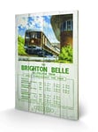 Pyramid International Brighton Belle Wood Print, Multi-Colour, 40 x 59 cm