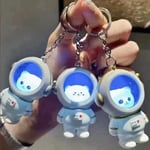 Starry Night Light Glowing Keychain Spaceman Package Pendant  Bag