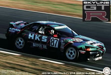 Liimattava malli Fujimi Axes No.8 Nissan Skyline GT-R HKS BNR32 Gr.A 1993 142098 1/12