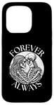 iPhone 15 Pro forever always - skeleton couple eternal lover Twin Flame Case