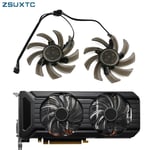 Ventilateur de carte vidéo GPU,Ratios de revenu S2U,87mm(90mm),Palit GeForce CMP 30HX 6G Fan,GTX 1080 1070 Ti 1060 touristes,remplacer FDC10H12S9-C,2 pièces par ensemble