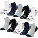 L&K Lot de 12 chaussettes basses Socquettes homme multicolore coton 92254 43-46