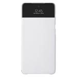 Étui Samsung A72 Fenêtre Tactile Porte-carte S View Wallet Cover Original Blanc