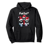 Fa La 8 Cats Singing Christmas Carols Cat Lover Pullover Hoodie