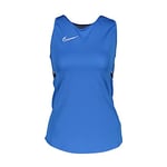 Nike, Dri-Fit Academy, Top Soccer sans Manches, Bleu Royal/Blanc/Obsidienne/Blanc, M, Femme