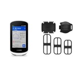 Garmin Edge Explore 2, 3-inch Bike Computer, White, Unique & Garmin Speed sensor 2 & cadence sensor 2 - measurement and storage of speed, cadence, ANT+ or Bluetooth LE. Mount on wheel hub.