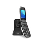 SPC Harmony 4G - Téléphone Portable à Rabat pour Personnes âgées, Facile à Utiliser avec Grandes Touches, Compatible appareils auditifs, Configuration à Distance, Bouton SOS, Volume Sonnerie élevé,