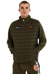 ellesse Bardy Gilet, Veste Sans Manche Homme, Khaki, S