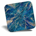 Awesome Fridge Magnet - Navy Blue Marble Stone Effect Cool Gift #21087