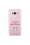 La Coque Francaise et étui téléphone mobile samsung galaxy s8 souple transparente vivre amour biere motif ecriture tendance la coque francaise.