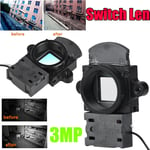 2PCS 3MP Dual Filter Mini Switcher Lens IR Day Night M12 Mount for CCTV Camera