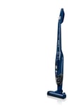 Bosch Electroménager Série 2, BCHF216S, aspirateur Balai 2en1 Readyy, autonomie de 40 Min, aspirateur Rechargeable sans Fil, 16V, Accessoires intégrés, Bleu