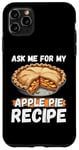 Coque pour iPhone 11 Pro Max Nourriture pour tarte aux pommes