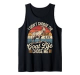 Mens Goat Life Chose Me Funny Goat Owner Tank Top