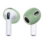 Apple AirPods 3 Silikon Earbuds Tips skyddsfodral - Djup grön