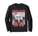 Funny TRUMP CHEERS TO THE NEW YEAR Fireworks Outlaw Won Long Sleeve T-Shirt