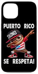 Coque pour iPhone 13 Puerto Rico Se Respeta! Drapeau Coqui Taino Dab Boricua PR